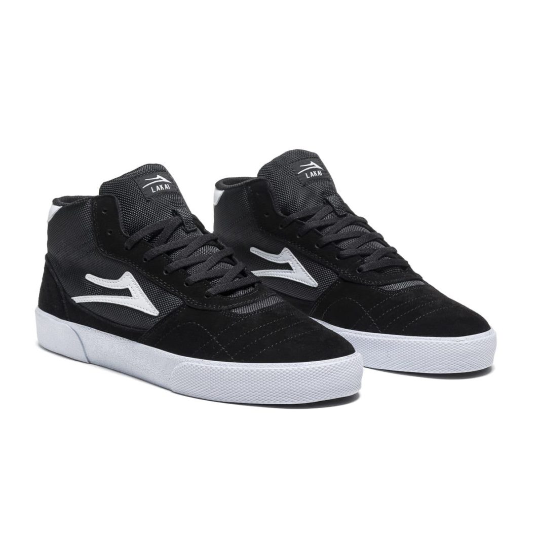 Lakai - Cambridge Mid - Black/White Suede - Image 4