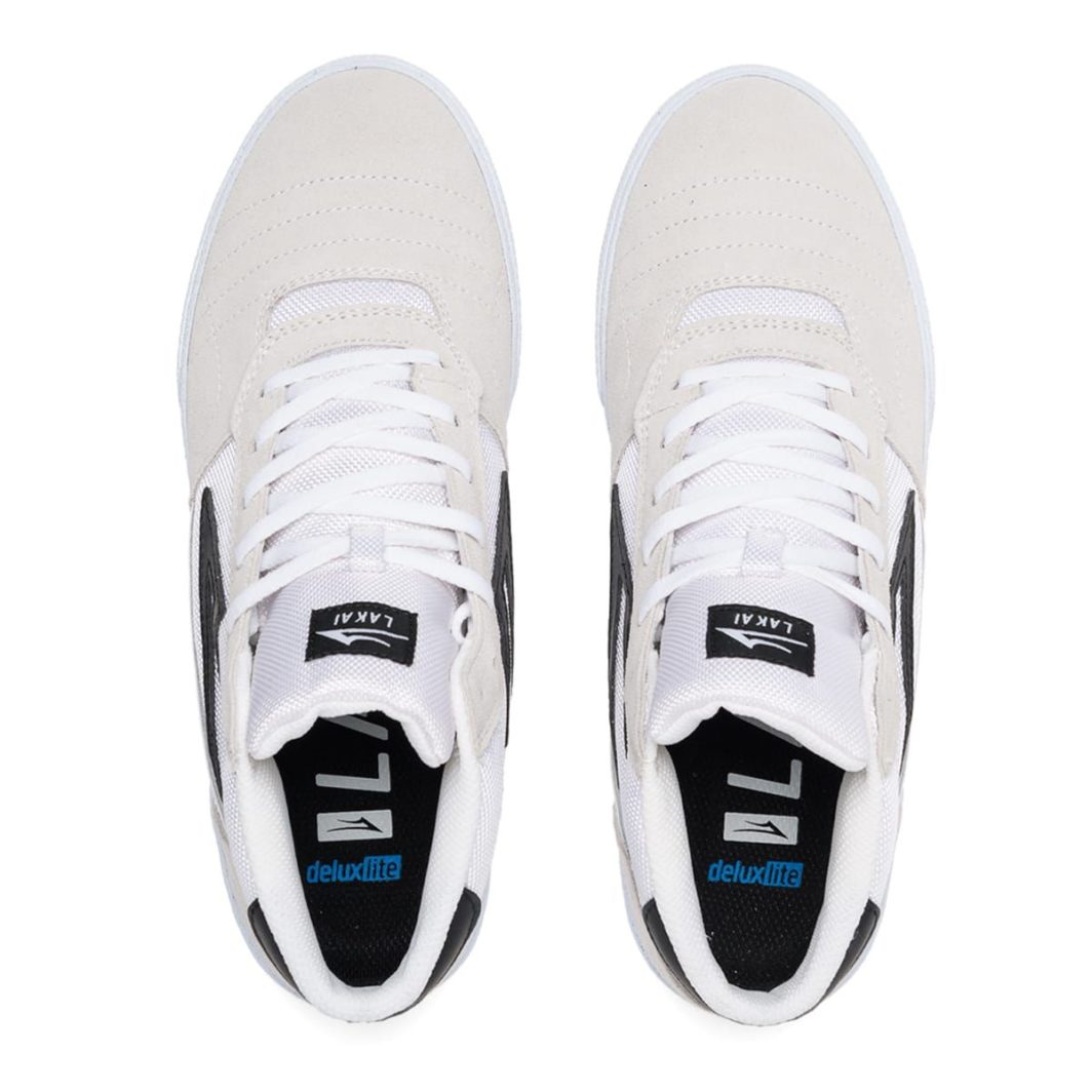 Lakai - Cambridge Mid - White/Black Suede - Image 2