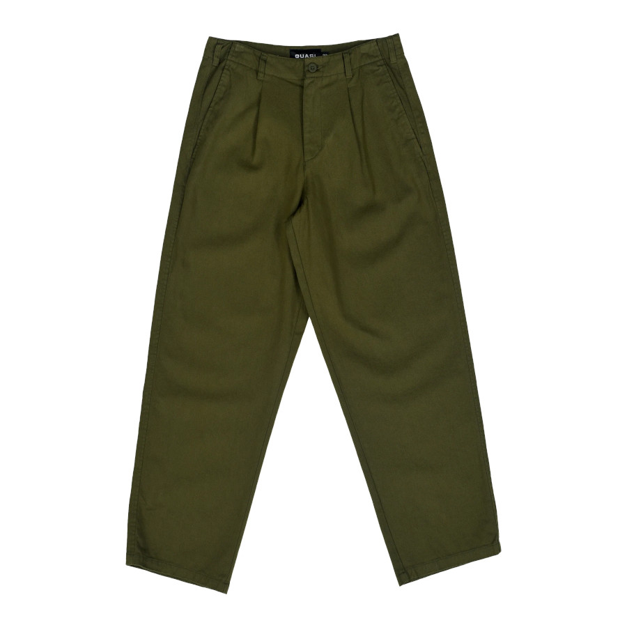 7-Pocket Dress Pant Yoga Pant | Straight (Dark Olive) | Betabrand